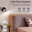 Tactile et télécommande intérieure sans fil Applique murale rechargeable alimenté par batterie LED appliques murales sans fil avec chargement USB