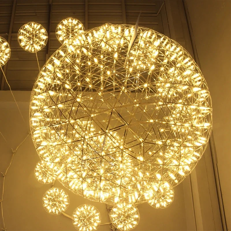 boule d'étincelle led pour décoration de fête restaurant - vue 4 sur 6
