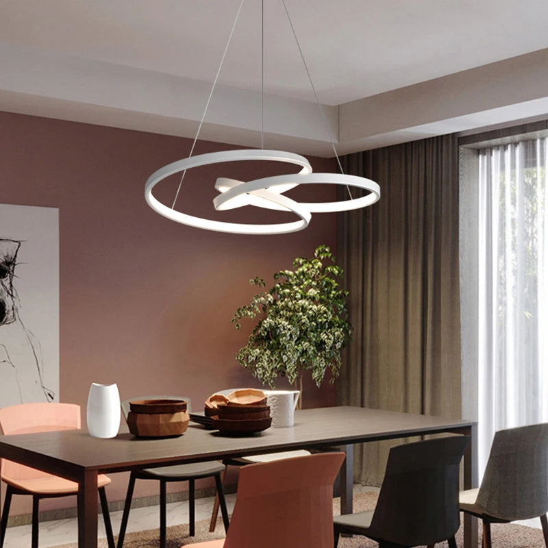 lampe suspendue led qiyimei pour bar cuisine décoration intérieure - vue 3 sur 13