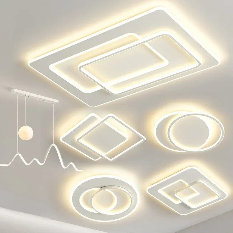 plafonnier led moderne pour décoration intérieure élégante et lumineuse - vue 6 sur 11
