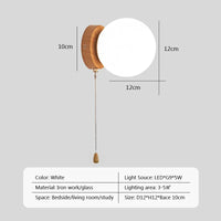 applique murale led verre nordique interrupteur créatif couloir chambre ventes usine