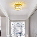 lustre en cristal led rond de luxe pour éclairage intérieur