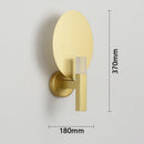 Design-Wandleuchte im nordischen Stil mit elegantem LED-Licht