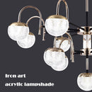 Moderner Kronleuchter aus Schmiedeeisen für die Innendekoration