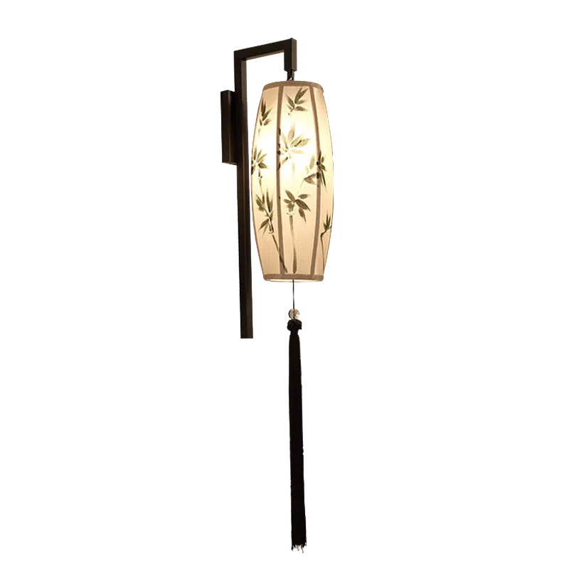 LED-Wandleuchte im Chinoiserie-Stil für Hotel und Teesalon - vue 5 sur 9