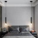 Moderne LED-Pendelleuchte mit langem Tubus für luxuriöse Innendekoration