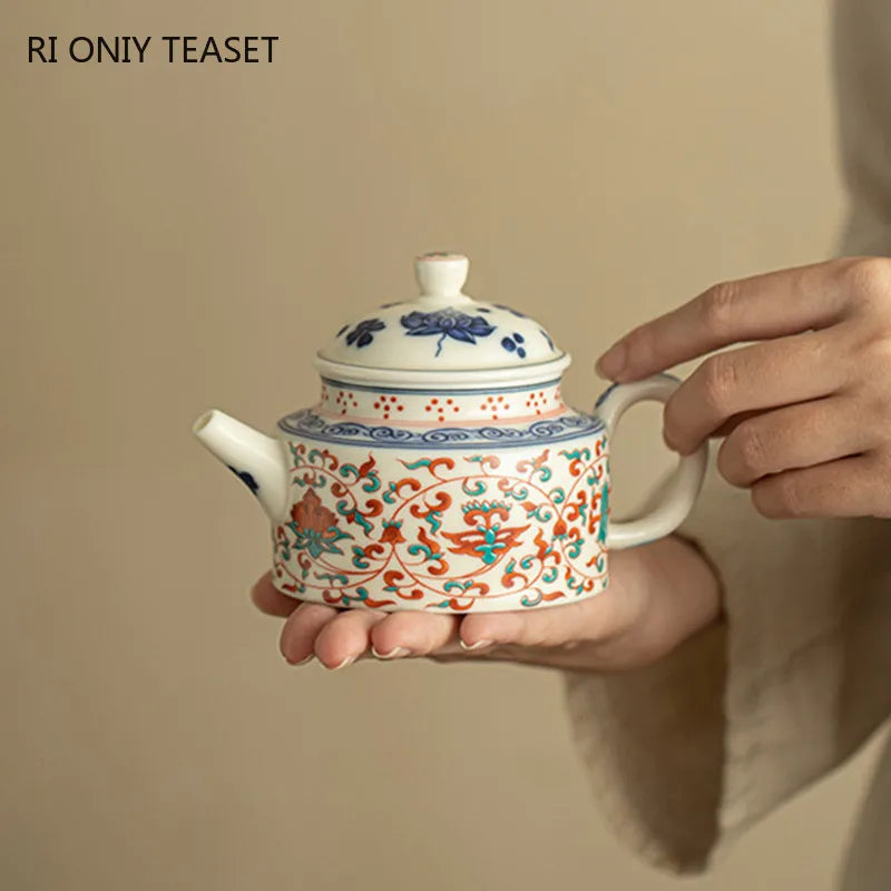 Theiere chinoise ceramique 240ml filtre portable artisanale