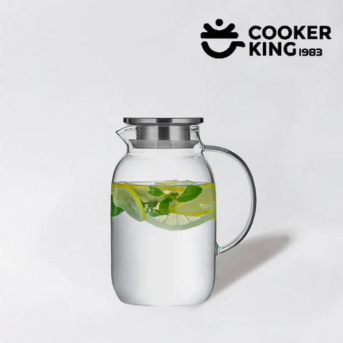 Bouilloire verre borosilicate grande capacité résistante chaleur