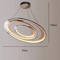 lustre rond moderne led pour intérieur style luxueux suspendu