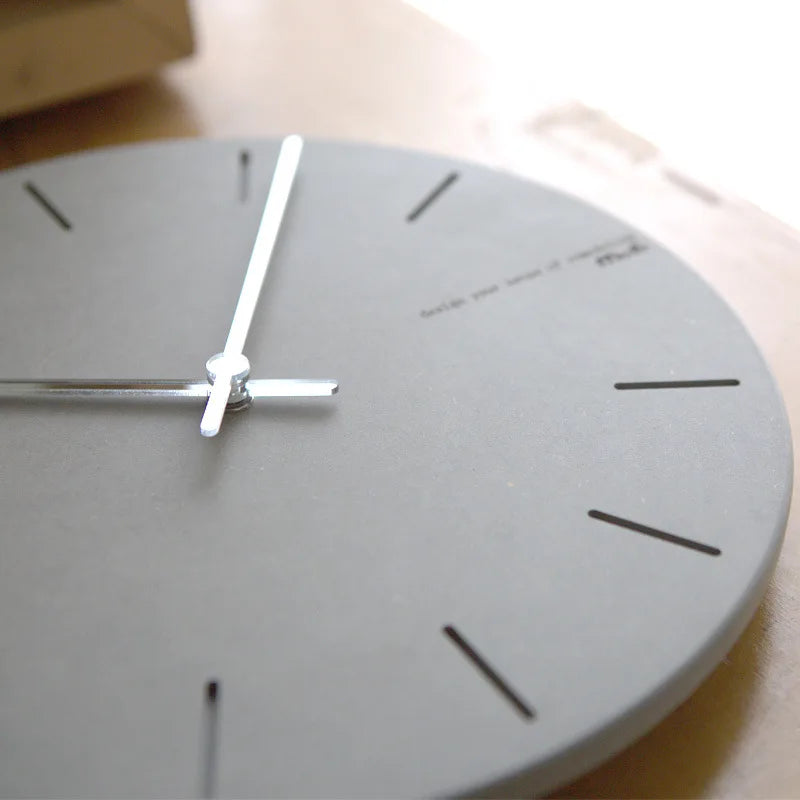 horloge murale moderne design quartz silencieuse décoration intérieure - vue 4 sur 6