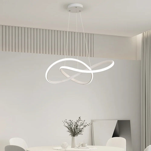 lustre led design créatif simple pour décoration intérieure moderne