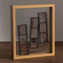 Classic Solid Wood Double-Sided Transparent Acrylic Photo Frame, Framing Photos, Specimens, Certificates, Paintings, Posters