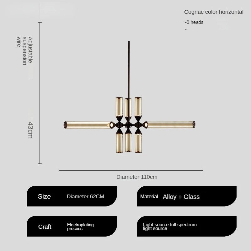 Kreative Tischlampe aus Glas im italienischen Design für jeden Raum