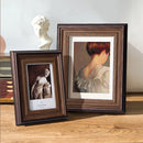 cadre photo american style en noyer pour enfants