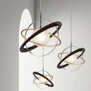lustre à led design rings of planet pour intérieur suspendu
