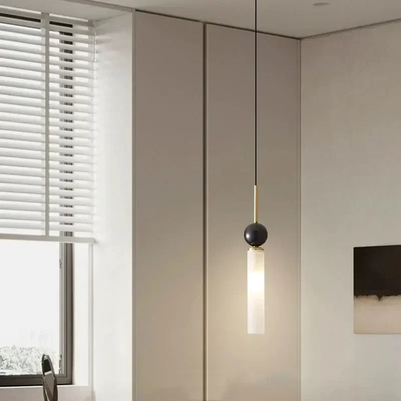 lustre moderne suspendu avec éclairage led décoratif intérieur - vue 5 sur 8