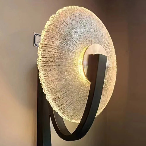 LED-Wandleuchte aus Metall und Glas 3.000 K - vue 7 sur 8