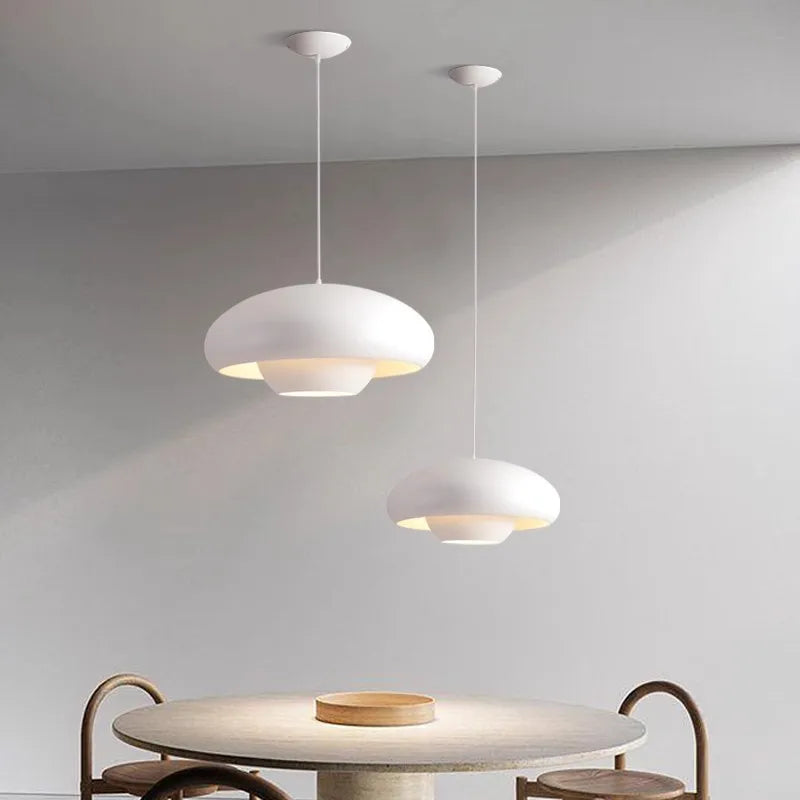 Suspension led nordique simple champignons pour la maison - vue 5 sur 10