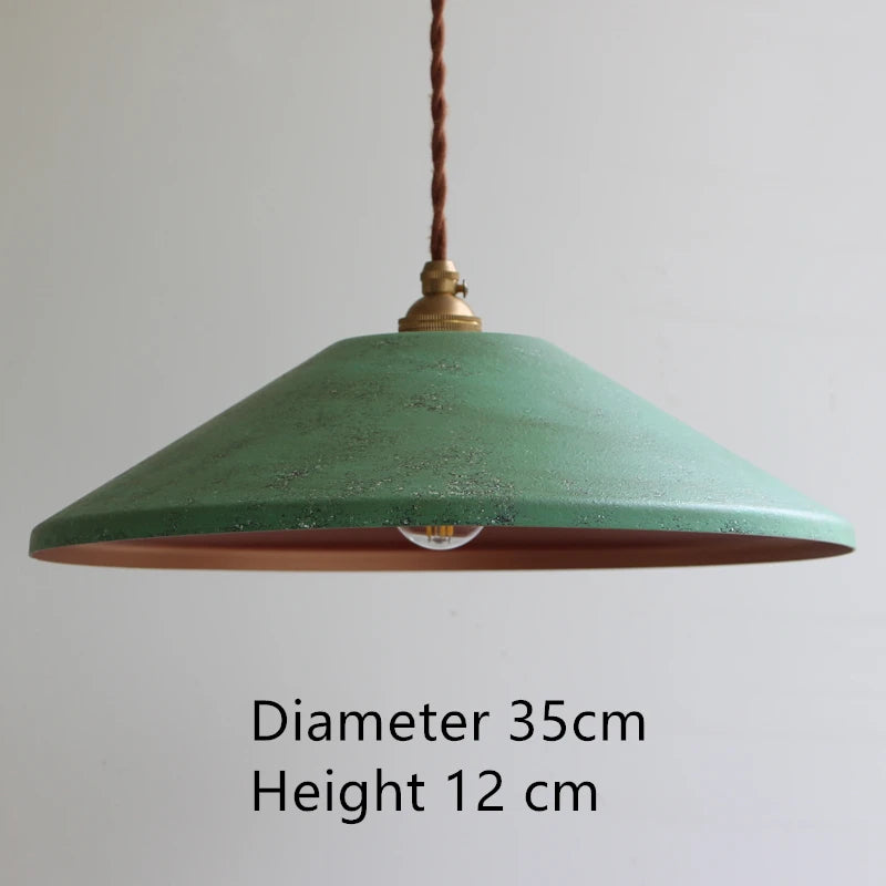 Industrielle Vintage-Pendelleuchte aus Eisen für die Innendekoration - vue 17 sur 21