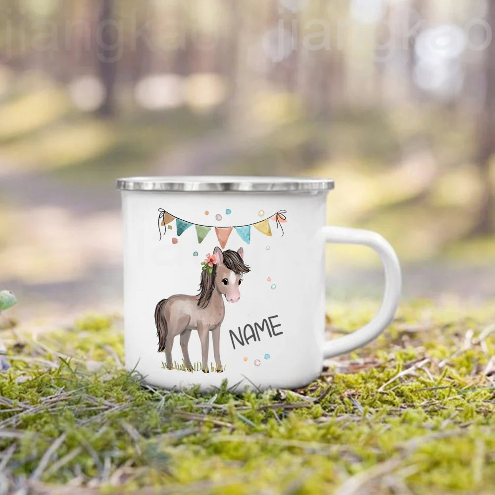 mug enfant personnalisé animal cartoon avec prénom - vue 5 sur 7
