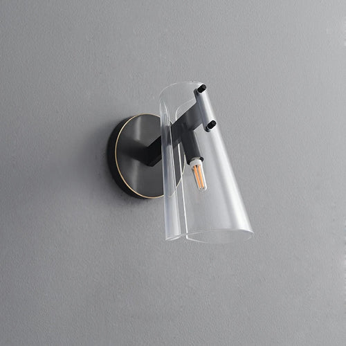 applique murale de luxe abat-jour transparent éclairage intérieur