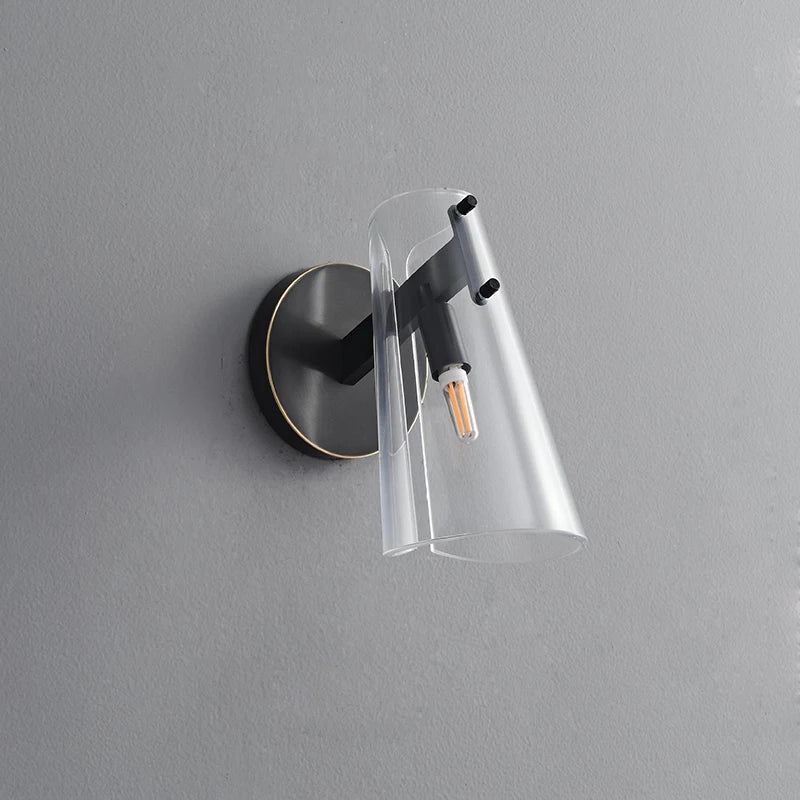 applique murale de luxe abat-jour transparent éclairage intérieur - vue 7 sur 7
