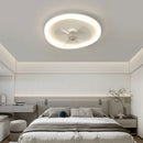 plafonnier led moderne avec ventilateur télécommandé et luminosité réglable