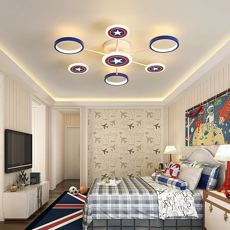 plafonnier led décoratif pour intérieur moderne et élégant - vue 5 sur 8