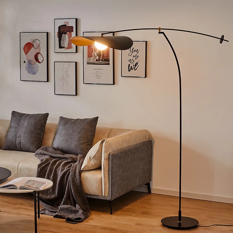 Lampadaire LED créatif et réglable au design nordique moderne - vue 4 sur 14