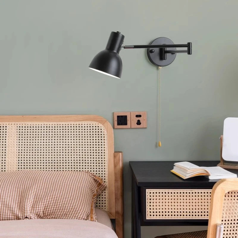 Moderne Teleskop-Wandleuchte Faltbare Leselampe Minimalistisch - vue 5 sur 17
