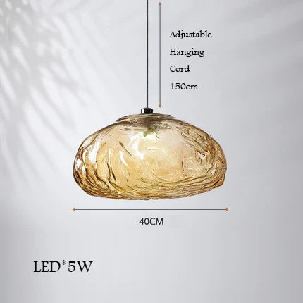 lustre en verre design nuage pour intérieur décoratif lumineux - vue 20 sur 21