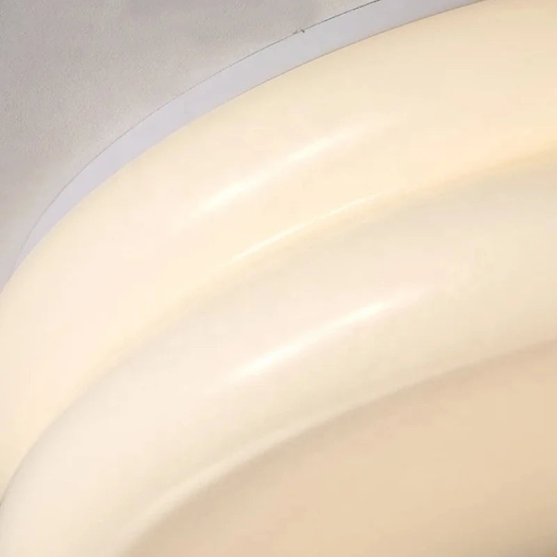 plafonnier led en verre style rétro pour décoration moderne - vue 7 sur 8