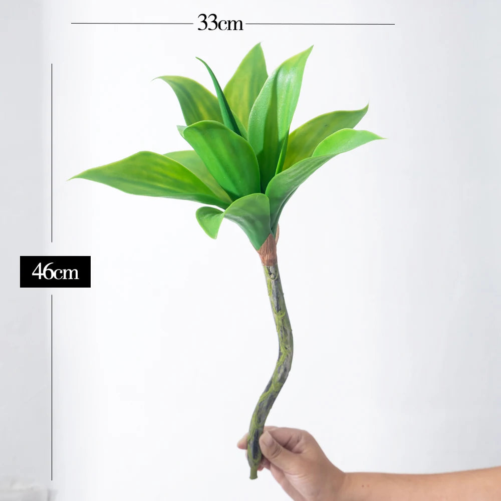 plantes succulentes artificielles tropicales pour décoration intérieure et extérieure - vue 6 sur 7