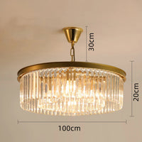 lustre en cristal moderne design pour éclairage élégant