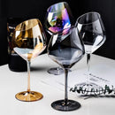 Verres à champagne biseautés style nordique changeant