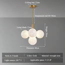 Modern Moon Bubble Pendant, Living Room Dining Room Home Decoration Lighting, LED Pendant