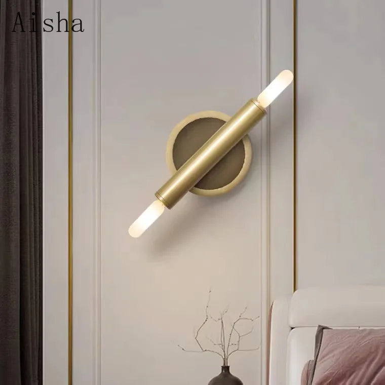 applique murale en cuivre design moderne pour intérieur - vue 3 sur 7