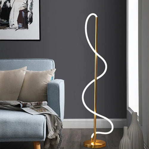 Moderner LED-Stehleuchte im nordischen Design, kreativ für den Innenbereich - vue 3 sur 9