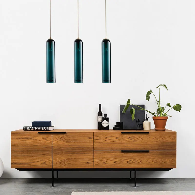 suspension moderne en verre lumineux pour intérieur créatif - vue 6 sur 12