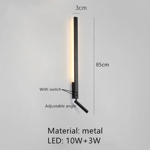Minimalistische LED-Wandleuchte mit verstellbarem Winkel 3.000 K - vue 17 sur 18