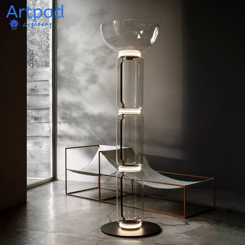 Lampe Design italien en verre Nordique LED - vue 5 sur 19