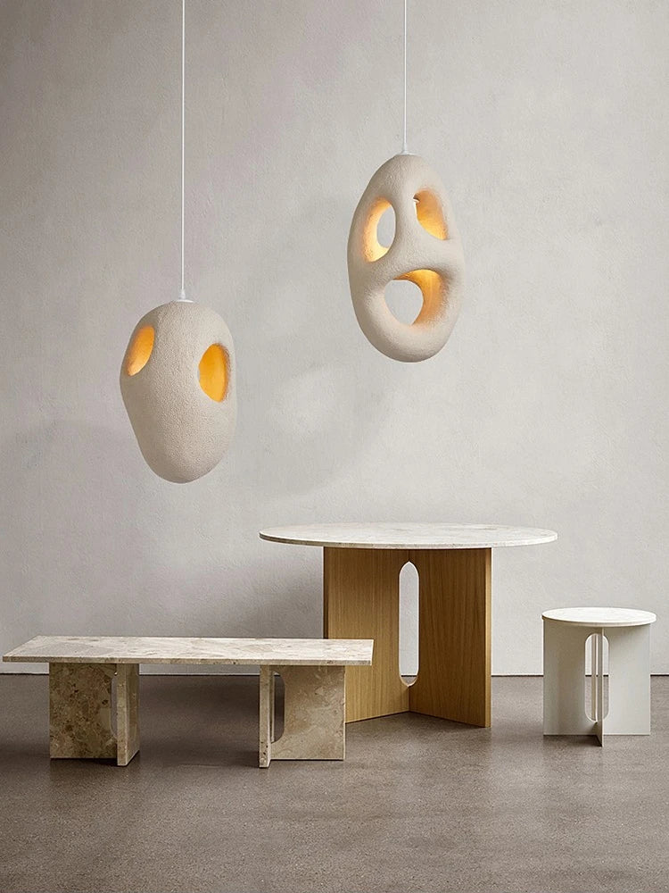 lustre nordique wabi sabi pour restaurant bar et vestiaire - vue 7 sur 11