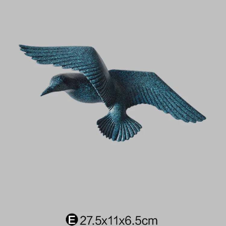 décoration murale créative en forme de mouette décoratif - vue 28 sur 36