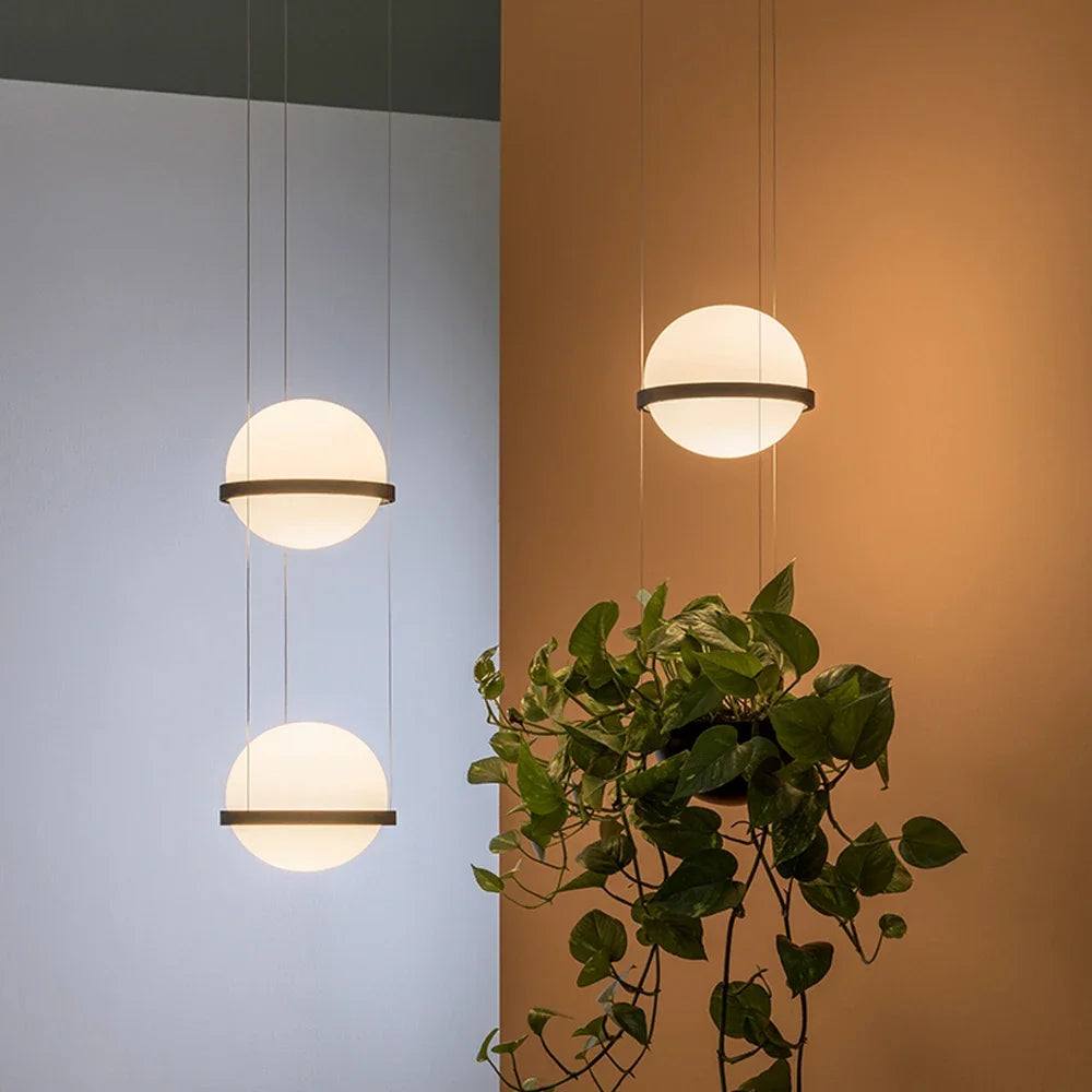 Moderner DIY-LED-Kronleuchter mit Blumentopf für himmlischen Garten - vue 4 sur 18