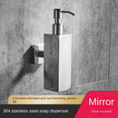 distributeur de savon mural en acier inoxydable 200 ml accessoires salle de bain