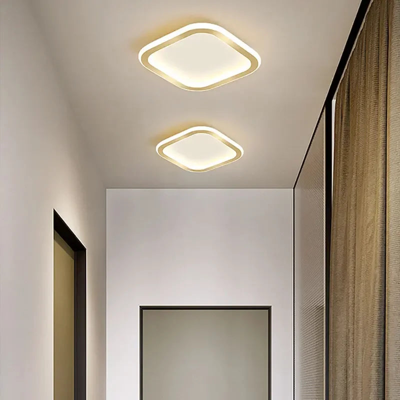 plafonnier moderne doré pour décoration intérieure et luminaires - vue 7 sur 14