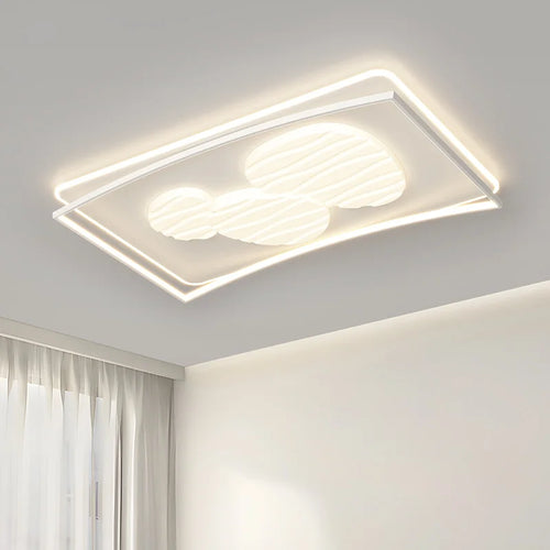 LED-Deckenleuchte im modernen nordischen Design, dekorative Leuchte, schlicht - vue 6 sur 11