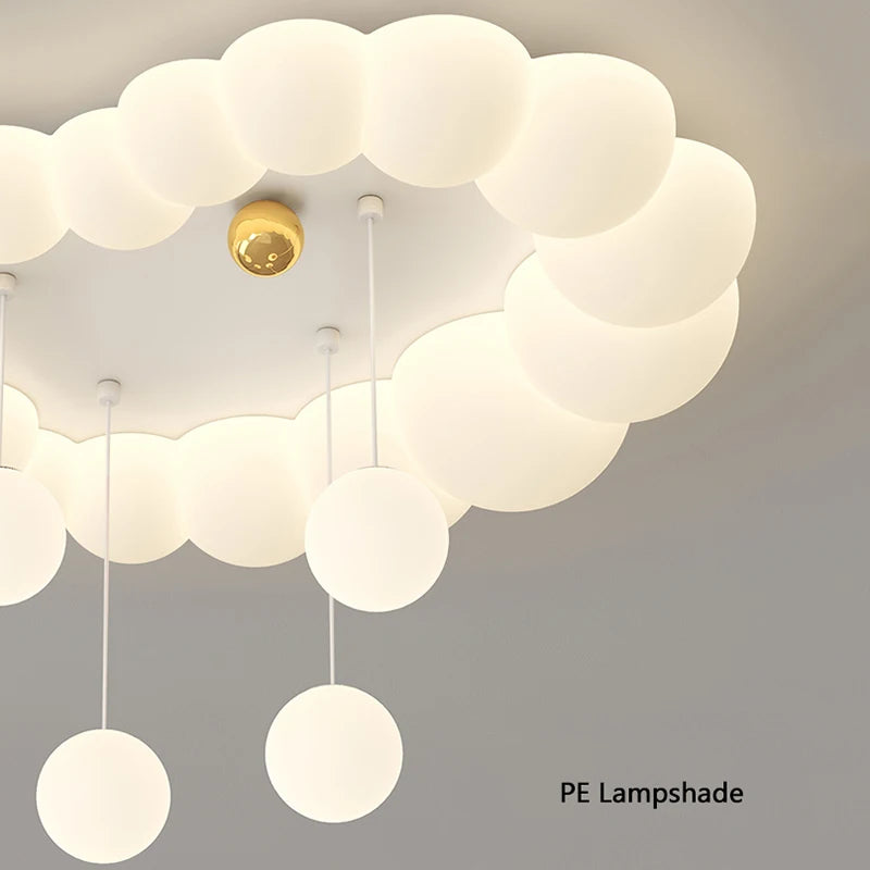 Plafonnier nordique en forme de nuage - vue 5 sur 13