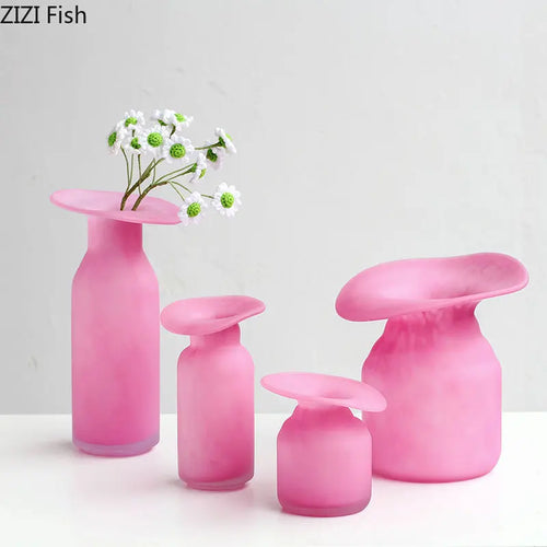vase en verre pour arrangement floral décoration moderne