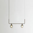 suspension en verre minimaliste pour bar et restaurant